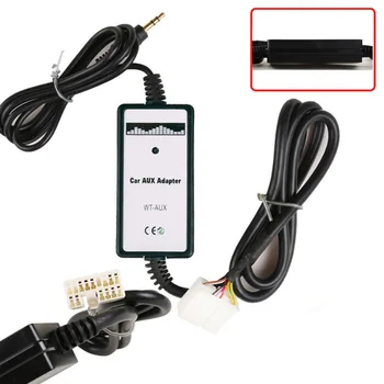 

DC 12V 20HZ-20KHZ Car Aux-in Adapter MP3 Player Radio Interface For Honda Accord Civic Fit CRV For HTC For Nokia For Samsung