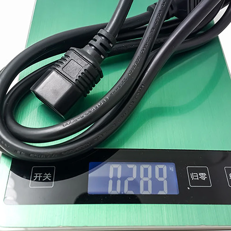 C14 color display to 16A horizontal product suffix power line 10A C14-C19 1.8 meter PDU server power line