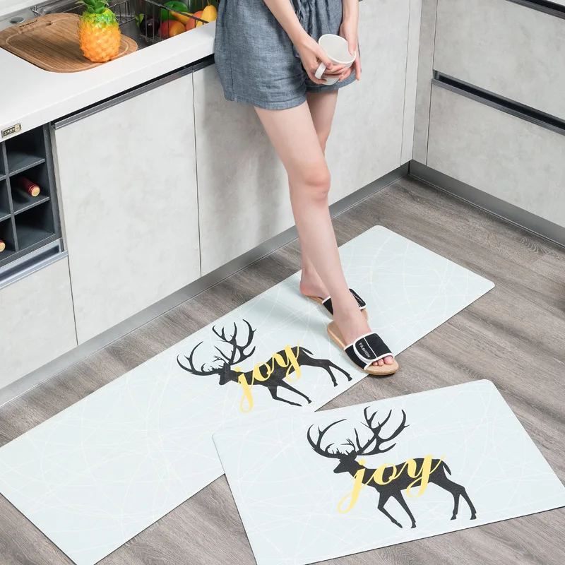 

PVC Ins Style Soft Kitchen Mat Soft Doormat for Entrance Door Area Rug for Kitchen Floor Mats Alfombra Funny Door Mats Carpets