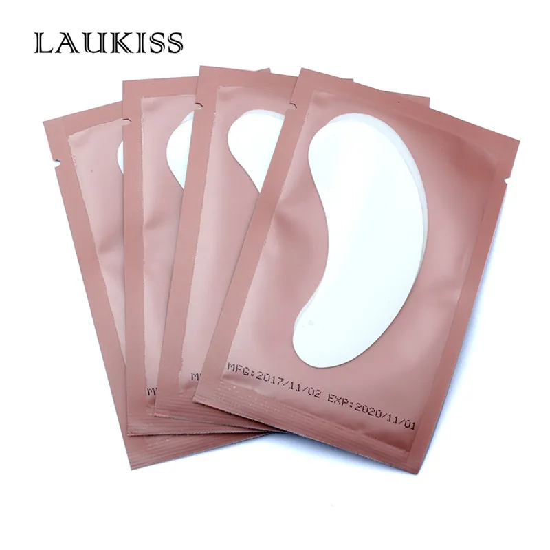 25/50/100 Pairs/Lot Patches for Eyelash Extension Under Eye Pads Paper Patches Pink Lint free Stickers for False Eyelashes|lash stickers|under lasheseyelash extension - AliExpress