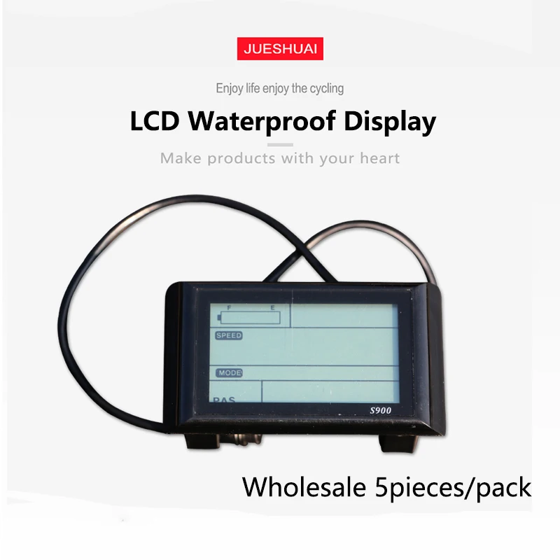 

Free Shipping S900 LCD Display for Ebike in Motion for Bike Controller Control Panel Battery Level E Scooter Bicycle Accessories