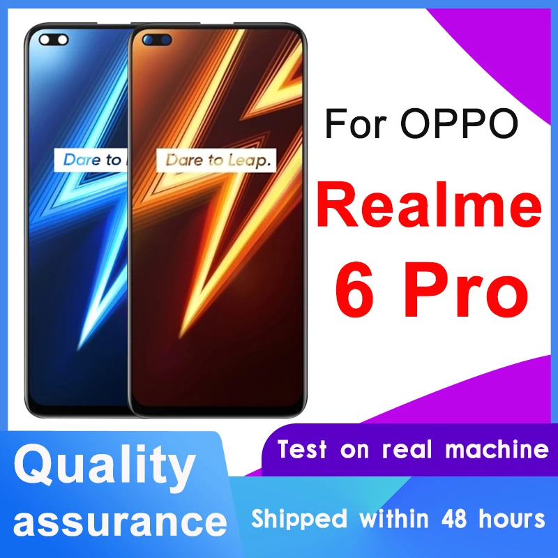 Оригинальный новый для OPPO Realme 6 Pro RMX2061 RBS0624N ЖК дисплей + кодирующий преобразователь сенсорного экрана в сборе