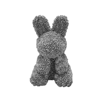 

Rose Bunny Valentines Day Birthday Flower Rabbit Gift Easter Lovely Animal Shape Anniversary Decoration Home Simulation Wedding