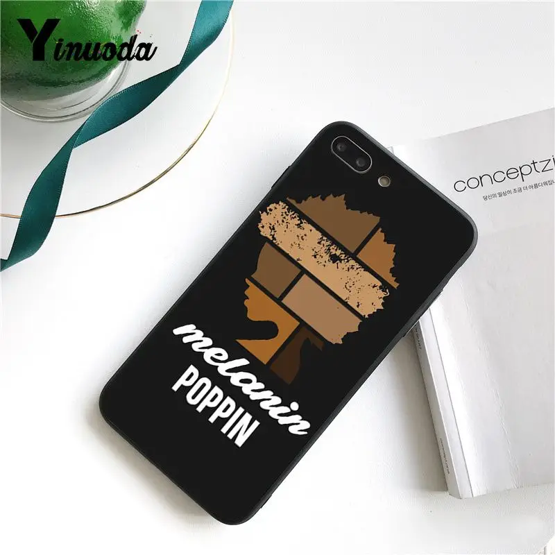 Melanin sticker Poppin Aba Queen Black Girl