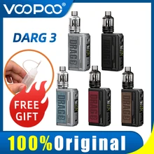 Original nuevo 177W VOOPOO DRAG3 Kit TC con 5,5 ml de TPP tanque arrastre 3 Mod VS arrastrar 2 Kit TC wi/ 5ml UFORCE T2 del atomizador del E-cigarrillo Vape Kit