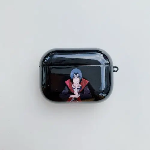 Япония Аниме Наруто беспроводной Bluetooth чехол для наушников для Apple Airpods pro мультфильм шаблон Мягкий силиконовый чехол для наушников с крючком - Цвет: with pendant