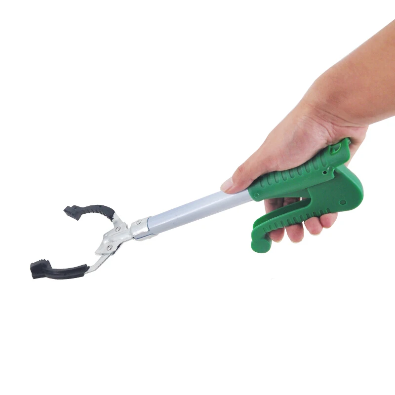 Pinza Per Raccolta Rifiuti - Braccio Lungo 40 Cm, In Lega E ABS, Per Pulizia Urbana E Domestica
