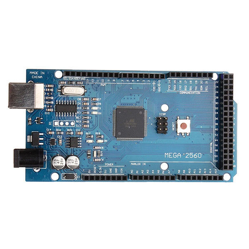 HOT-3D принтер RAMPS 1,4 контроллер+ MEGA2560 R3+ A4988 с теплоотводом комплект, Reprap