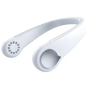 

Portable Leafless Small Fan Usb Mini Hanging Neck Lazy Outdoor Mute Electric Fan Practical Durable Fans