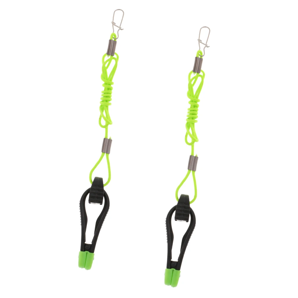 2x Downrigger Release Clip& Leader Trolling Snap Stacker Adjustable Tension