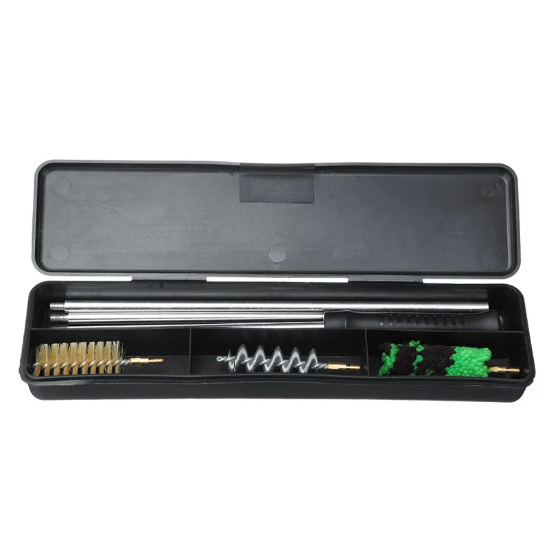 6 шт щеток для чистки стержней алюминиевый набор для 12 GA калибра ружья винтовки охотничьи для 12ga 20ga 410 ружья провода чистящие кисти инструменты комплект
