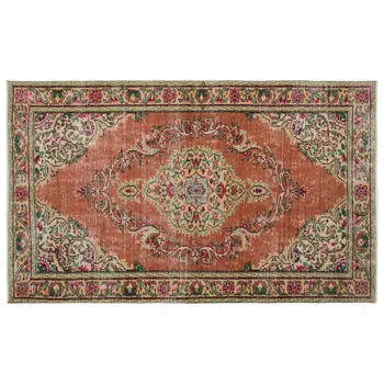 

Handmade Natural Vintage Turkish Area Rug 163x267 Cm-5'4''X8'9''