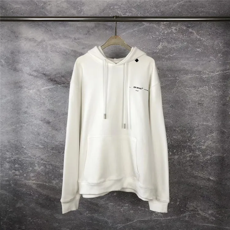 Off-white ограниченная розовая Синяя толстовка с капюшоном с изображением акварели