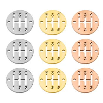 

5pcs 20mm Stainless Steel Electronic Gear Charms Connector for Bracelet Jewelry Making Craft DIY Handmade Findings Accessories