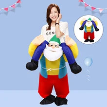 Costume de père noël 1 pièce, vêtements créatifs amusants et intéressants, fournitures de fête pour noël et carnaval