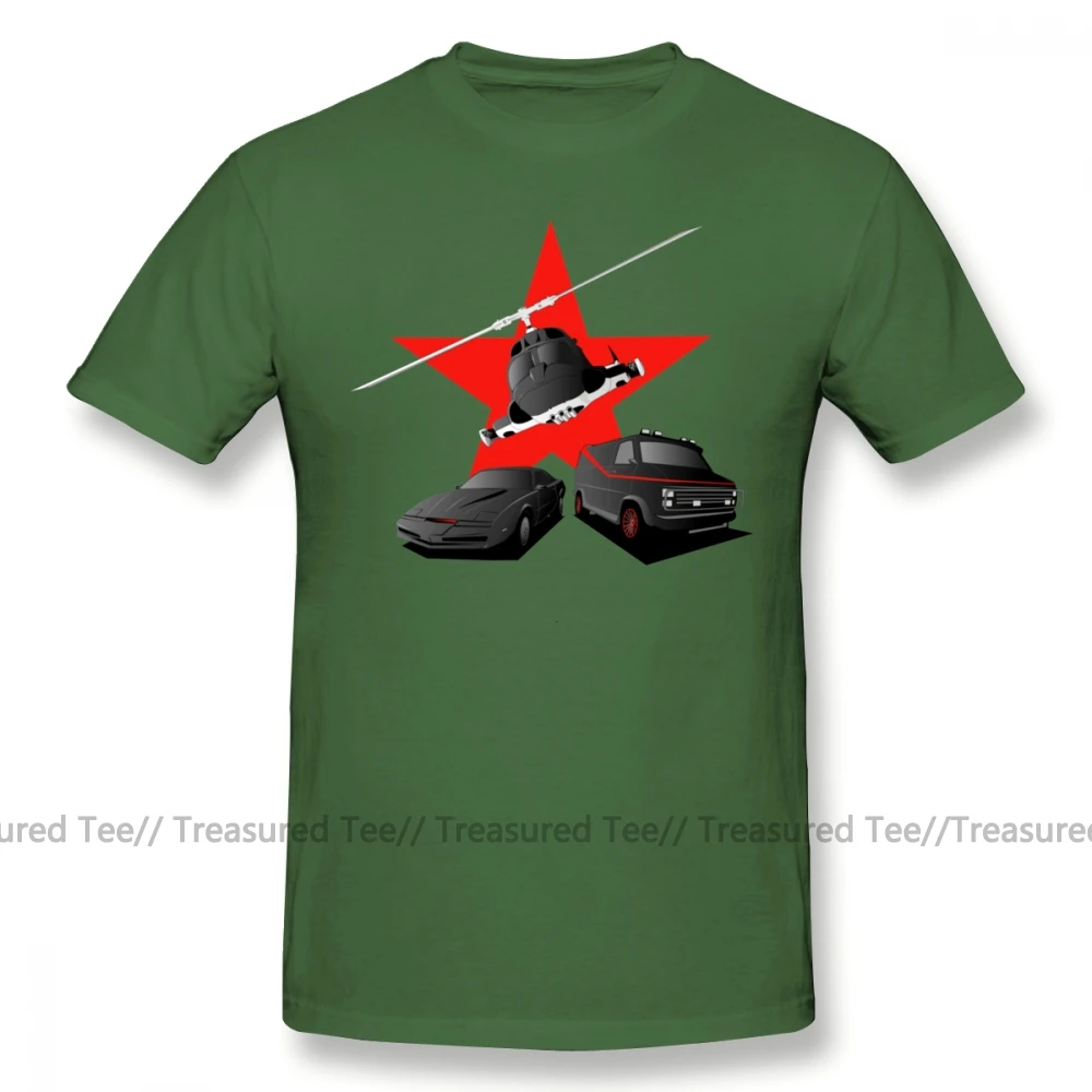 Airwolf футболка 80 S футболка с именами героев игры Мужская хлопковая футболка Милая с коротким рукавом графическая Мужская Повседневная Базовая футболка размера плюс 4XL - Цвет: Army Green
