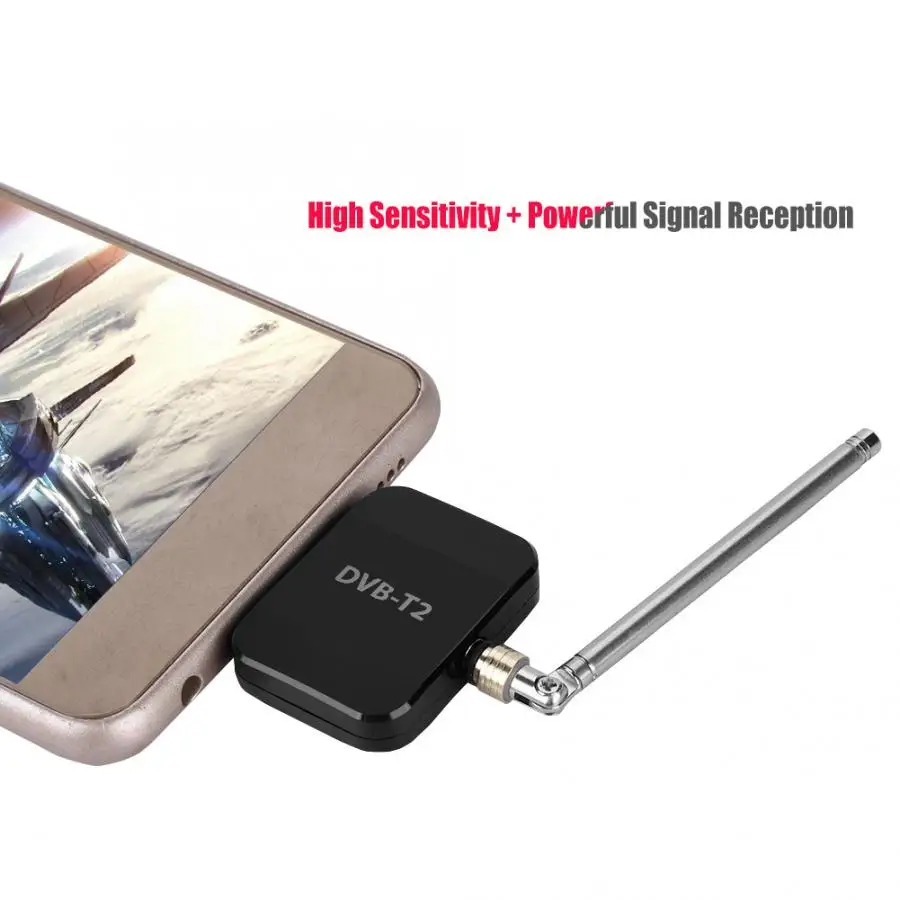 DVB-T2 цифровой ТВ приемник беспроводной HD tv Stick MICRO USB для Android телефона/планшета ПК/ноутбука беспроводной ТВ приемник