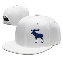 Alaska State животное Американский Лось флаг унисекс Регулируемая плоская бейсболка