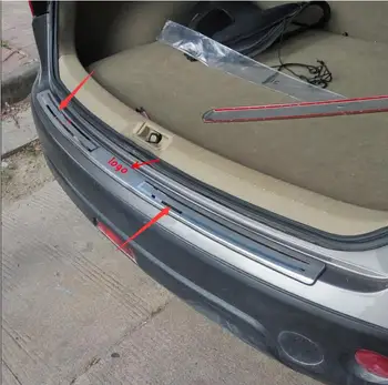 

Car styling for QASHQAI 2008-2015 high quality stainless steel Rear Bumper Protector sill plate cover Car accessories