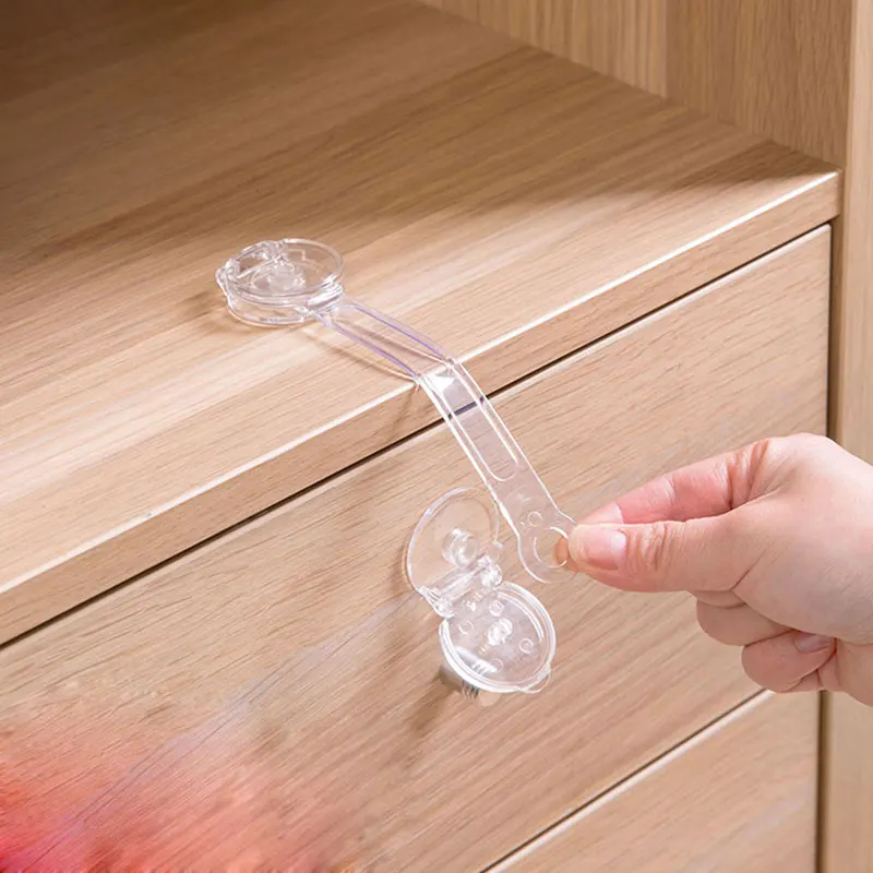 vanzlife Children's cabinet door anti-pinch security lock baby protective cabinet lock drawer cabinet refrigerator lock drawer