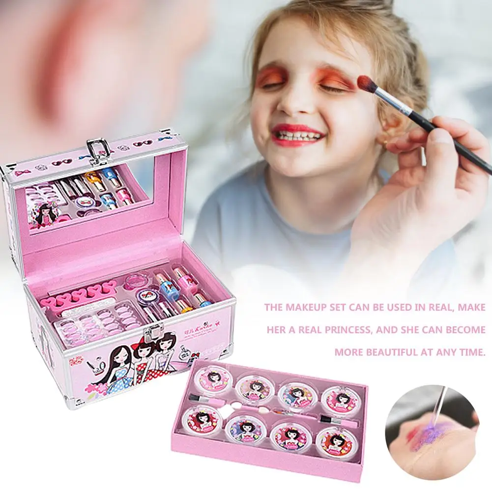 Girl Makeup Set Girls Cosmetics Toy Pretend Play Dress Up Non Toxic Makeup Kit Cosmetic Toy 1 Girl Makeup Set Girls Cosmetics Toy Pretend Play Dress Up Non Toxic Makeup Kit Cosmetic Toy 2