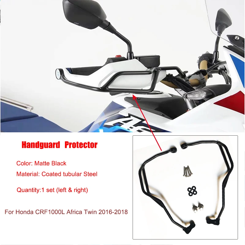 

2018 2019 CRF1000L Motorcycle Font Handle Bar Hand Guard Left Right Bumper Frame Protector for Honda CRF1000L Africa Twin 2016+
