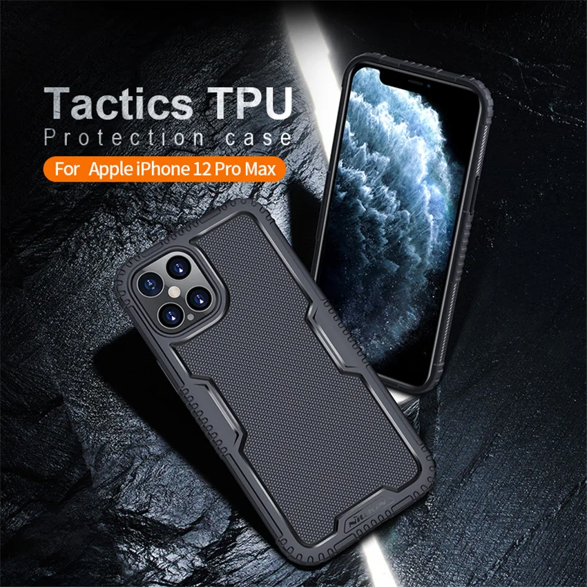 Чехол NILLKIN для iPhone 12 Прочный противоударный чехол mini pro pra max Тактическая защита из