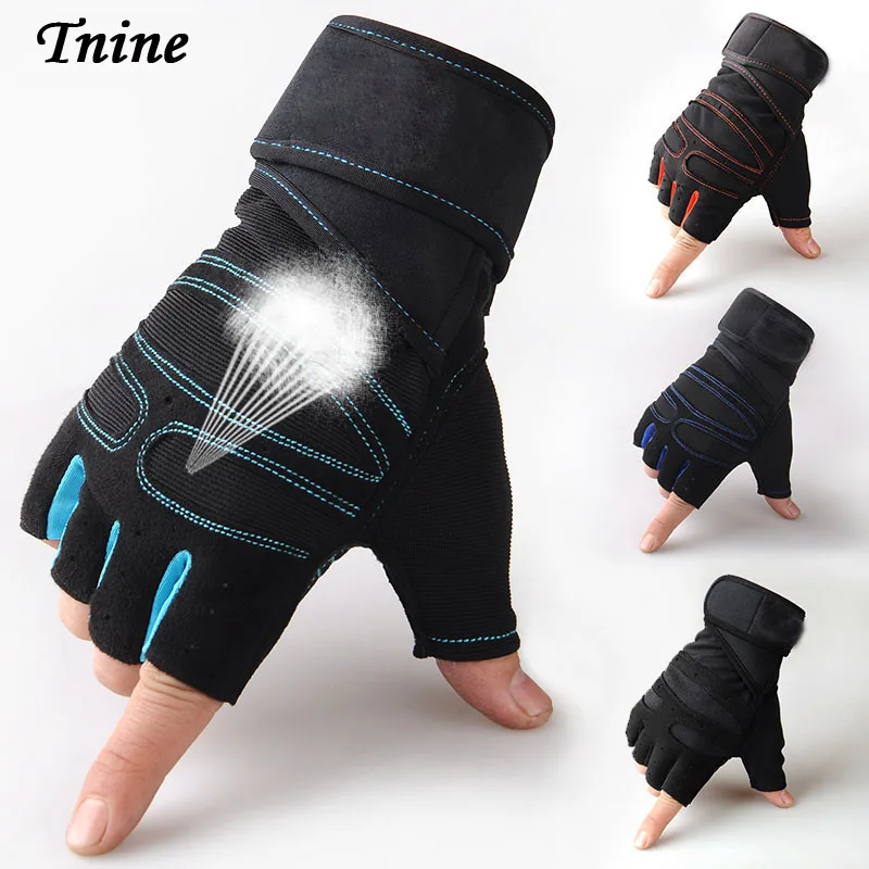Body Building Gym Training Fitness WeightLifting Gloves For Men Women Workout Half Finger Guantes Exercise Gym Workout Gloves fingerless gloves half finger gloves gym gloves fingerless gym gloves