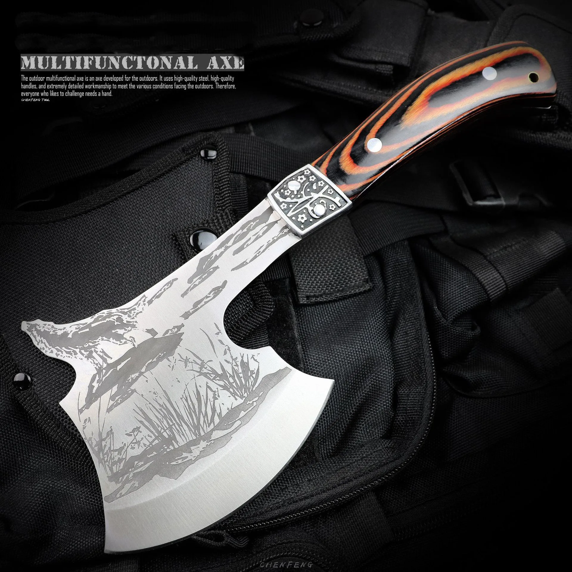 Топор топор для кемпинга Tomahawk из нержавеющей стали инструменты активного отдыха