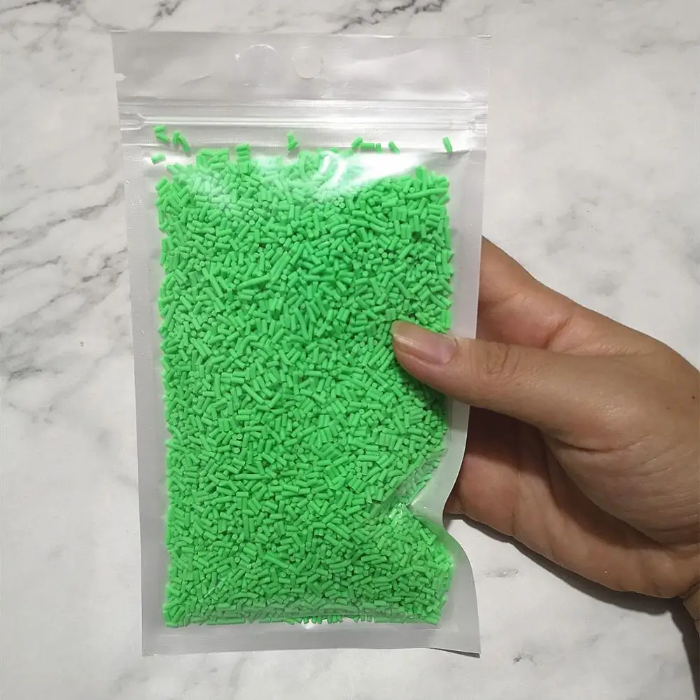 100 г/пакет слизь глина разбрызгивает для наполнителя слизь DIY Поставки конфеты бутафорский торт десерт частицы грязи украшения игрушки