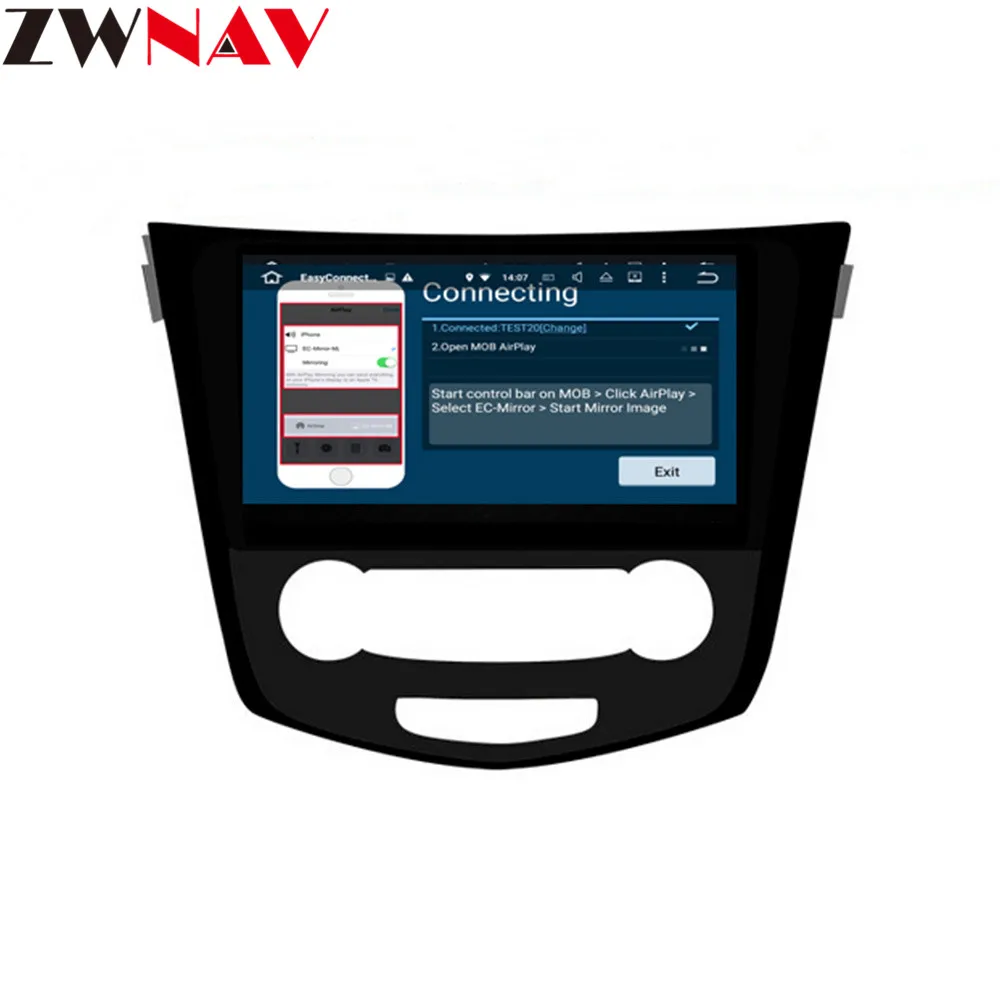 Cheap 10.2" Android 8.0 Car GPS Radio for Nissan X-Trail Qashqai J10 J11 2014 2015 2016 2017 BT Stereo Multimedia Navigation head unit 7