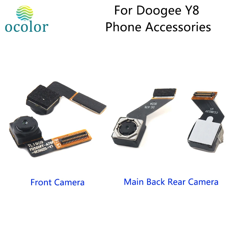 Ocolor Для Doogee Y8 основная задняя камера Фронтальная камера восстановление починка Часть Для Doogee Y8 основная задняя камера аксессуары для телефонов