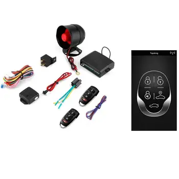 

2019 New One-Way Car Burglar Alarm Mobile Phone App Control Alarm Sound And Light Alarm Anti-Hijacking Alarms