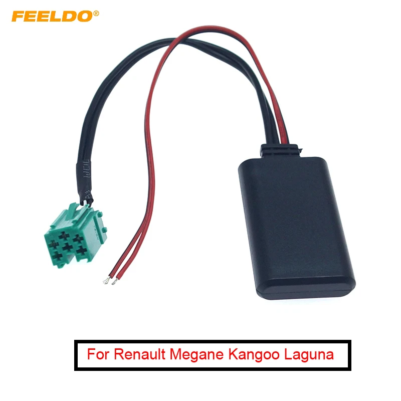 

FEELDO 1 шт. автомобильный Bluetooth модуль приемник Aux адаптер кабель для Renault Megane Kangoo Laguna Clio 2005-2011 модели радио