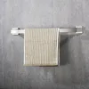 Toallero de acero inoxidable cepillado con níquel, soporte para papel higiénico, gancho para Barra de toalla, accesorios de baño ► Foto 2/6