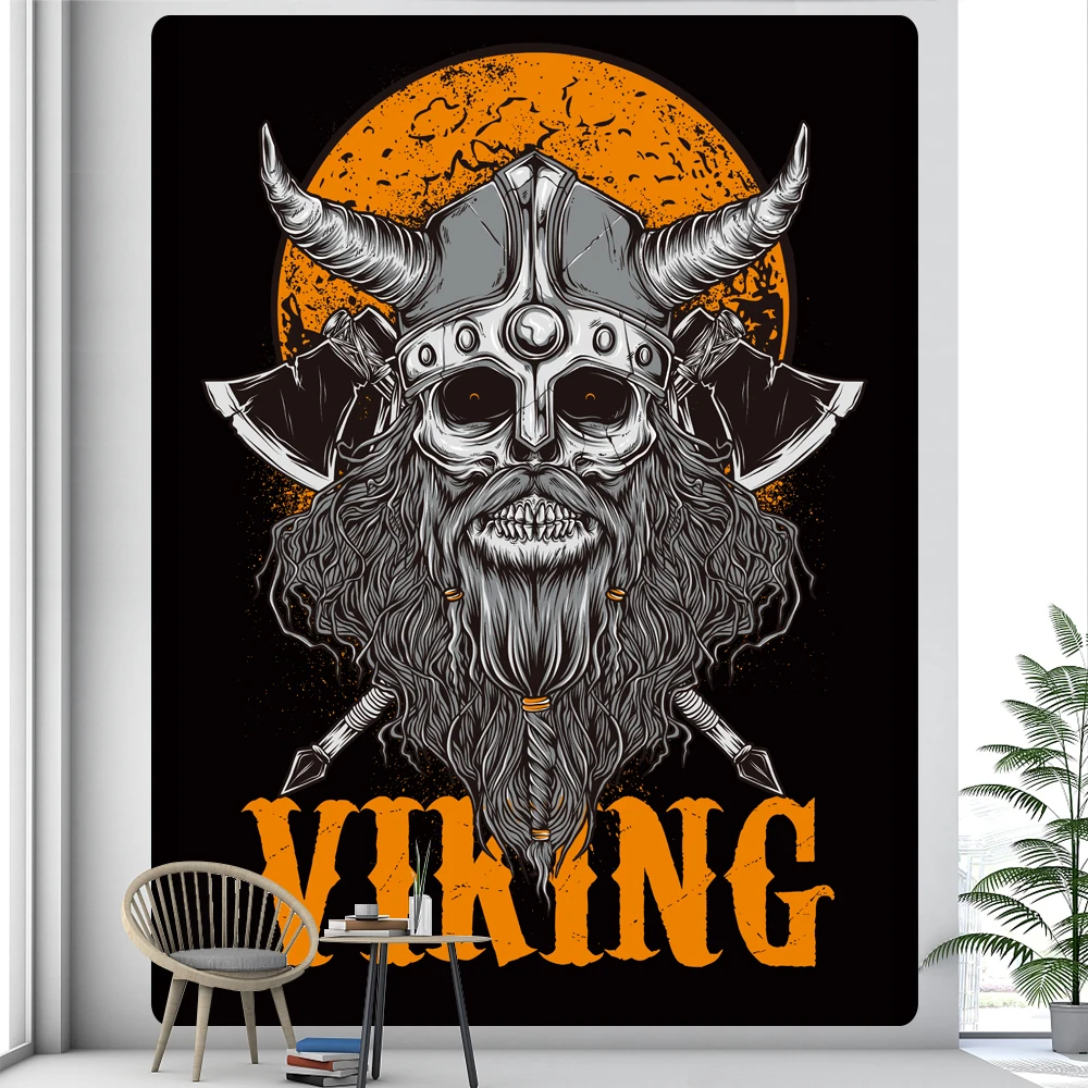 Viking Wall Tapestry Viking Bedroom Decor Viking Wall Hangings