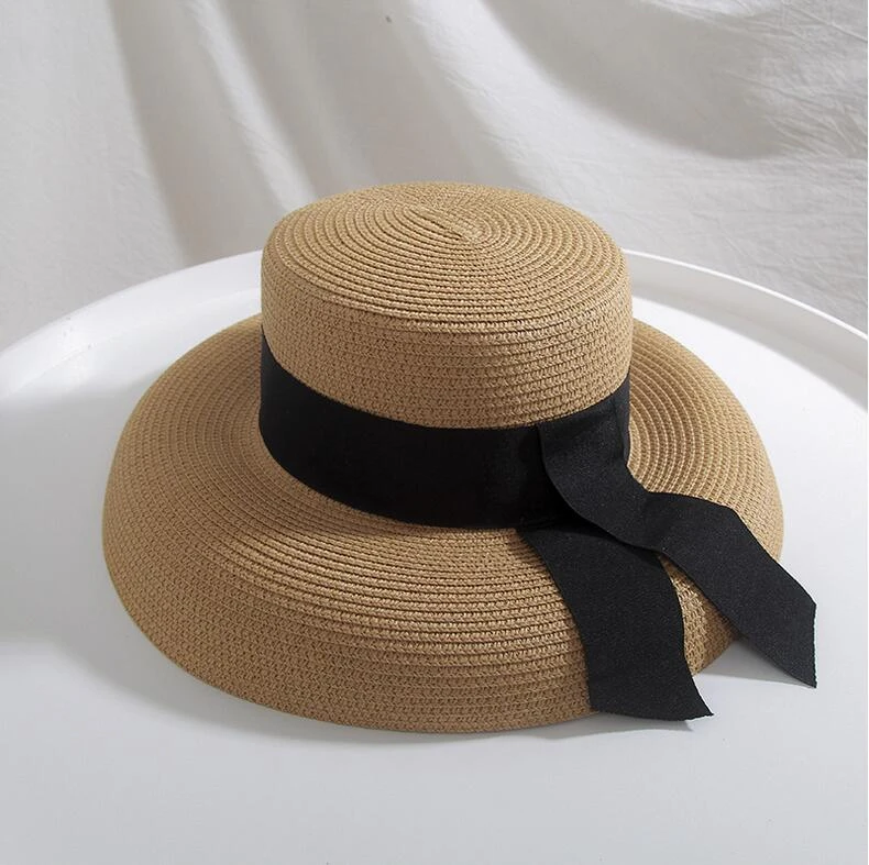 Summer Beach Straw Hat Women Boater Hat 
