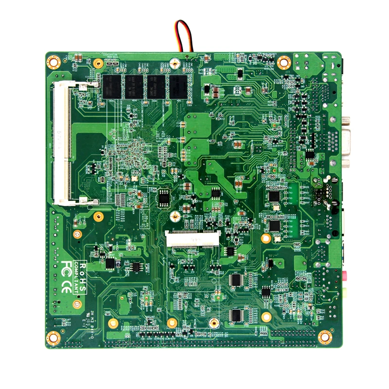 Мини-itx мини материнская плата Celeron J1900 бортовой 4GB 6 COM сенсорный экран широкая мощность 1* DDR3 240 Разъем