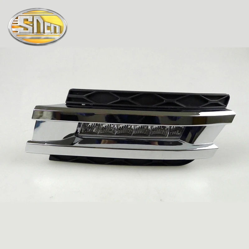 Светодиодные дневные фары drl Противотуманные фары для Mercedes Benz gl CLASS gl350 gl400 gl450 gl500 X164 2006 2007 2008 2009
