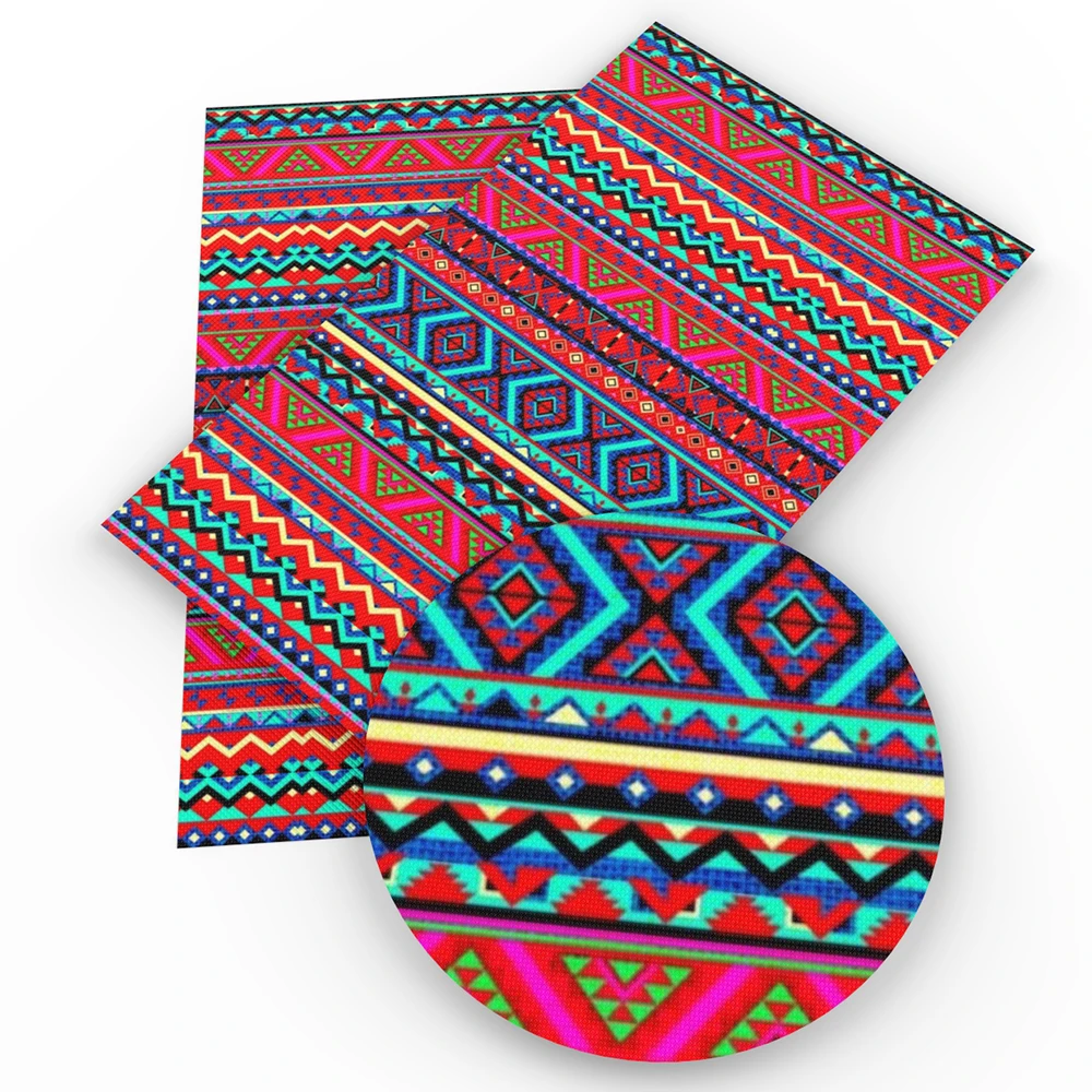 David accessories 20*34 см гладкая Дамасская печатная искусственная кожа ткань для бантов