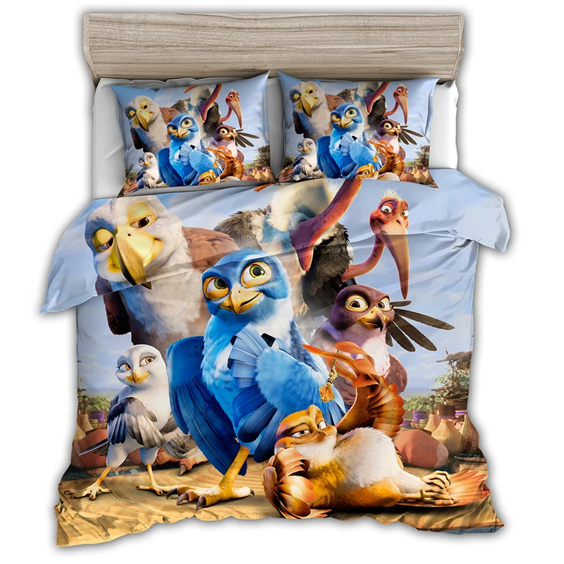 Комплект постельного белья с героями мультфильмов, Детские пододеяльники, пододеяльник, наволочки для девочек и мальчиков, детские подарочные одеяла, постельные принадлежности, набор s - Цвет: ZNLXJ-1