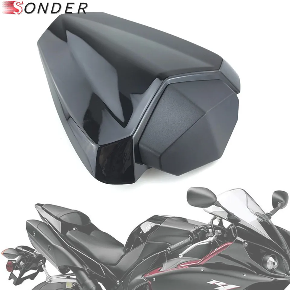 Черный чехол на заднее сиденье, для Yamaha YZF R1, YZF1000, 2009, 2010, 2011, 2012, 2013, 2014, R1, 14, 13, 12, 11, 10, 09 - изображение