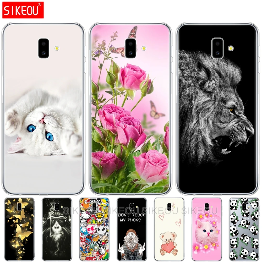 

For Samsung J6 Plus Case Soft TPU Print Cover For Samsung Galaxy J6Plus 2018 J6+ J 6 Plus J610 J610F Case Silicon Phone Capas