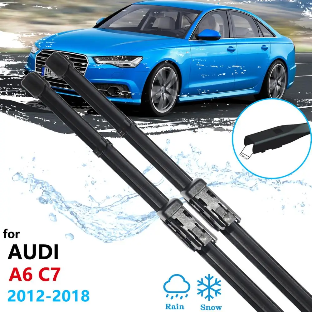 Автомобильные стеклоочистители для Audi A6 C7 2012 ~ 2018 4G лобовое стекло автомобильные