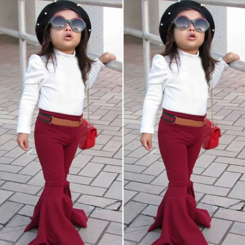 tops with flared pants