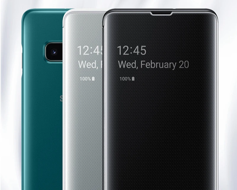 Оригинальный прозрачный чехол для SAMSUNG GALAXY S10 S10E G9700 + S10Plus оригинальный тонкий