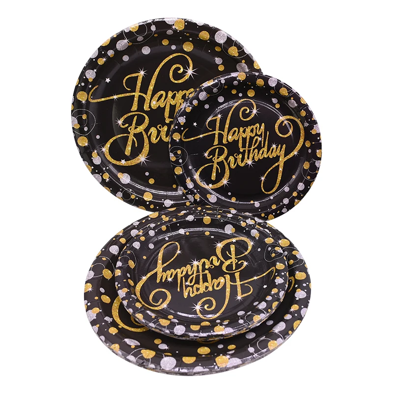 40-ой день рождения Золотой С Днем Рождения шар фольга 40-ой шар черный баннер фоторамка с днем рождения Принадлежности Декор