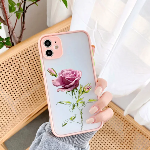 13 pro max cases Retro Spring Bloom Flowers Phone Case For iPhone 6s 7 8 Plus SE 2020 12 11 13 Pro Max X XR XS MAX Hard Shockproof Back Cover iphone 13 pro max case
