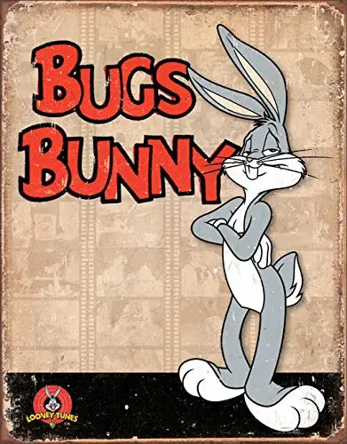 Bugs Bunny Retro Безнадежное предприятие йосемит Сэм Оловянная картина «металлические номерные знаки» оловянный знак настенная декоративная доска Ретро бар и бар оловянный плакат - Цвет: Bugs Bunny Retro