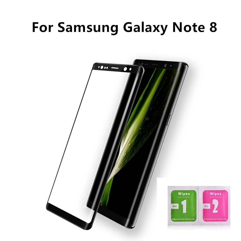 Превосходное качество Закаленное стекло пленка для samsung Galaxy Note 8 Edge 9D полный